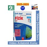 9.Sınıf 2025-2026 Müfredat Fizik Video Anlatımlı Video Çözümlü Soru Bankası Seti+Kalem