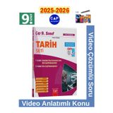 9.Sınıf 2025-2026 Müfredat Tarih Video Anlatımlı Video Çözümlü Soru Bankası Seti+Kalem
