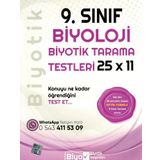 9. Sınıf Biyoloji 25 x 11 Biyotik Tarama Testleri-Biyotik Yayınları