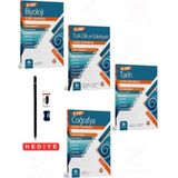 9.sınıf Biyoloji-Türk Dili ve Edebiyatı-Tarih-Coğrafya Soru Bankası 4 Kitap Set Kalem Seti Hediyeli