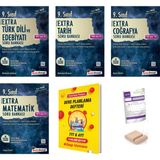 9. Sınıf Coğrafya Tarih Matematik Edebiyat Extra Soru Bankası - Yeni Müfredat+Telefon Tutucu+Deneme - Video Çözümlü