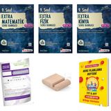 9. Sınıf Matematik Fizik Kimya Extra Soru Bankası - Yeni Müfredat+Telefon Tutucu+Deneme+Plan Defteri - Video Çözümlü