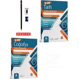 9.sınıf Tarih-Coğrafya Soru Bankası 2 Kitap Set Kalem Seti Hediyeli