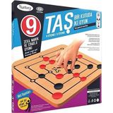 9 Taş ve 3 Taş Kutu Oyunu - Iki Oyun Bir Kutuda - Mavi Su Dünyası