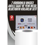 9 Ultra Akıllı Saat 49MM 2inç Ekran 7 Kordonlu ve Bluetooth Kulaklık - NEXORA8547-9484 - Çok Renkli