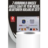 9 Ultra Akıllı Saat 49mm 2inç Ekran 7 Kordonlu Ve Bluetooth Kulaklık