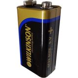 9 Volt Pil 1 Adet Extra Güçlü Karbon 9 Wolt Çift Başlıklı Kare Pil Oyuncak Araba Radyo Telsiz Drone El Feneri Duman Ded