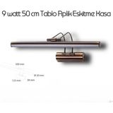 9 Watt 50 cm Banyo Ayna Üstü Tablo Aplik - Eskitme