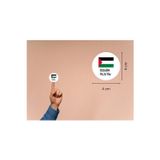 90 Adet (4 Cm) Özgür Filistin Etiketi Yuvarlak Mat Sticker Gazze Soykırım