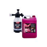 %90 cilalı Pink Fusion Oto Şampuanı 5 LT + 2 Lt KÖPÜK Yapıcı Kimyasal Dayanımlı Pompa
