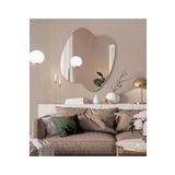 90 cm Asimetrik Duvar Dekorasyon Aynası - Konsol Üstü Salon Dekorasyon Aynası-601