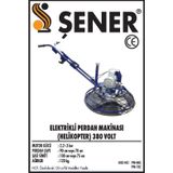 90 CM. ELEKTRİKLİ PERDAH MAKİNASI 380V