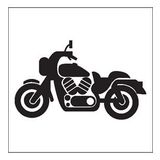 90 cm Motorsiklet Folyo Sticker