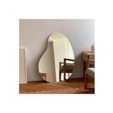 90 cm Oval Duvar Dekorasyon Aynası - Konsol Üstü Salon Dekorasyon Aynası-558