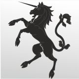 90 cm Pegasus Folyo Sticker