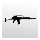 90 cm Rıfle 7.62 mm Folyo Sticker