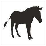 90 cm Zebra Folyo Sticker