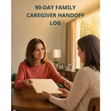 90-Day Family Caregiver Handoff Log: A Large-Print Daily Record for Medications, Vital Signs, Meals, Personal Care, Changes, Appointments, and Next-Caregiver Notes