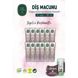 90 Ml Diş Macunu 12 Adet İngiliz Karbonatı Ve Rosıe