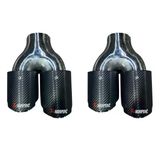 90 Mm Karbon Çiftli Sol Egzoz Ucu