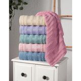 90 x 150 Platonik Süper Emici Banyo Havlusu - 90 x 150 cm - Mor