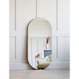90 X 50 Cm Duvar Aynası, Dekoratif Ayna, Konsol Aynası, Hol Aynası, Dresuar Aynası,banyo Wc Aynası 90 X 50 Naturel
