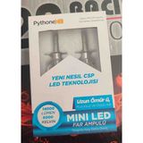 9005 Mini LED Xenon Far Ampulü / 2 Adet / Soğutucu Fan / 14000LM / 30000+ Kullanım Ömrü