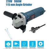 900W Avuç Taşlama Makinesi 100/115Mm Spral Taşlma Slikon Kordonlu Sökme Anahtarlı
