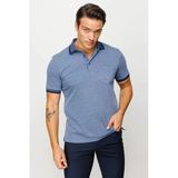 901 Desen Mta Yakası Ve Kolu Triko Cepli K.kol Py Erkek T-Shirt