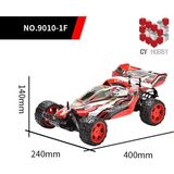 9010-1F 1:10 Kumandalı 40 cm Dev Off-Road Araba – Şarjlı, 2.4ghz, Yüksek Hızlı Rc Arazi Aracı - Kırmızı