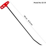 90CM 12MM 6'lı Boyasız Göçük Düzeltme Çubuk Seti -S2-Set
