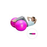 90cm Pilates Yoga Topu Spor Salonu Fıstık Fitness Topu Pvc Anti-patlama Spor