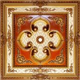 90x90 Kare Kahve Renk Saray Tavan Göbek