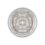 90x90 OVAL GÜMÜŞ RENK SARAY TAVAN GÖBEK GÜMÜŞ 90 x 90