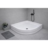90X90 Oval Panelli ve Ayaklı Akrilik Duş Teknesi