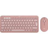 920-012247 Pebble 2 Combo Pembe Kablosuz Klavye Mouse Seti