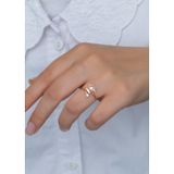 925 Ayar Ayarlanabilir Zirkon Taşlı Kral Tacı Gümüş Yüzük
