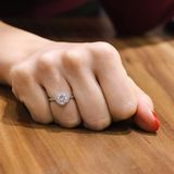 925 Ayar Gümüş 1,7 Carat Tektaş Yüzük