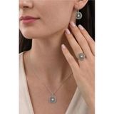 925 Ayar Gümüş Kafes Modeli Takı Seti Kolye Küpe Yüzük Otantik Oksitli Telkari Sgtl13428gumus