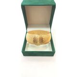 925 Ayar Gümüş Kelepçe Gold Kaplama