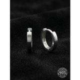 925 Ayar Gümüş Rodyum Kaplama Yuvarlak Tragus Piercing