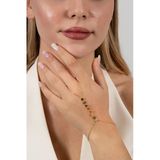 925 Ayar Gümüş Şahmeran Altın Yaldızlı Zirkon Taşlı Pullu Şahmeran Sgtl13176gold