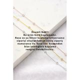 925 Ayar Gümüş, Zirkon Taşlı Vücut Zinciri