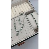 925 ayar gümüş zümrüt set