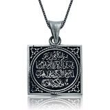 925 Gümüş Nazar Duası Kolye Kadın