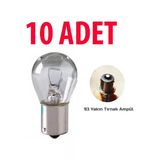 93 Yakın Tırnak Ampül Py21W Bau15S 12V 21W Sinyal Ampulü 93 Ampul
