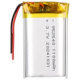 952540 3.7V 1100MAH Lityum Polimer (Li-Po) Batarya Ciklet Pil