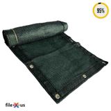%95'Lik Gölgelik-Rüzgar Filesi-Koyu Yeşil |Güçlendirilmiş Kenar