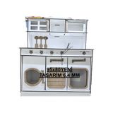 95x80 Yeni Model 6 Mm Ahsap Oyuncak Mutfak 1153yeni