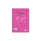 96 yaprak çizgisiz / düz spiralli defter a4 boy(1 adet )